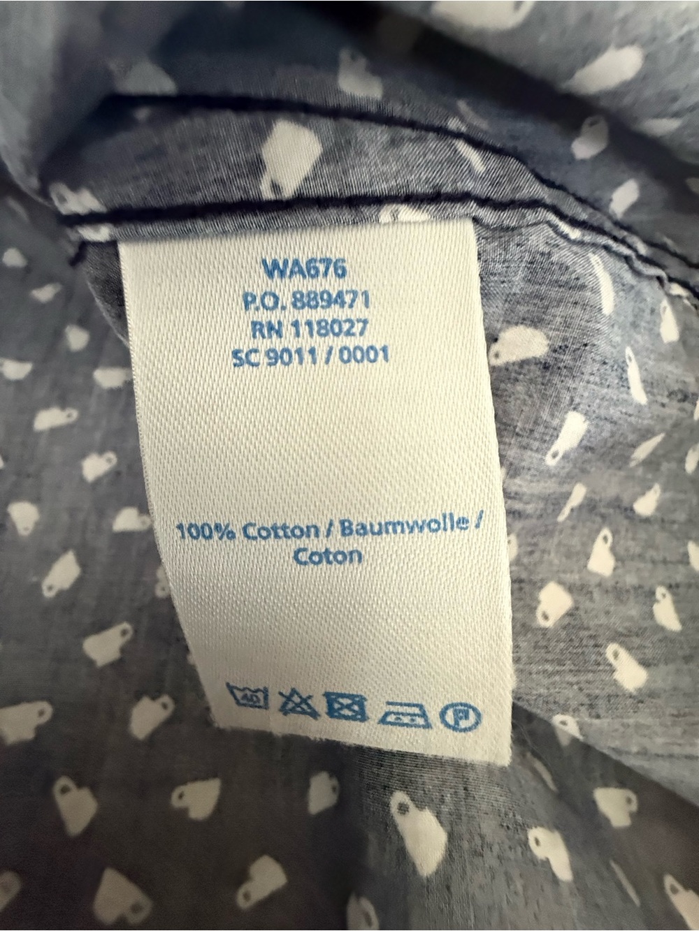 Boden Teacup Novelty Print 100% Cotton Button Up Feminine Teacher Statement 12R - Picture 5 of 9